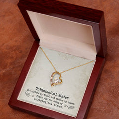 Unbiological Sister - Forever Love Necklace